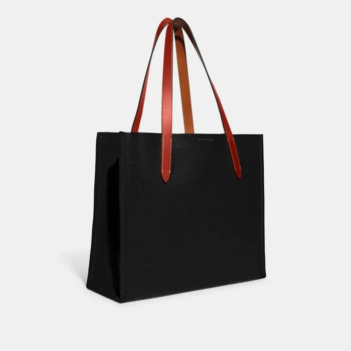 WomenMen Totes and Carryalls Coach Relay Tote Black