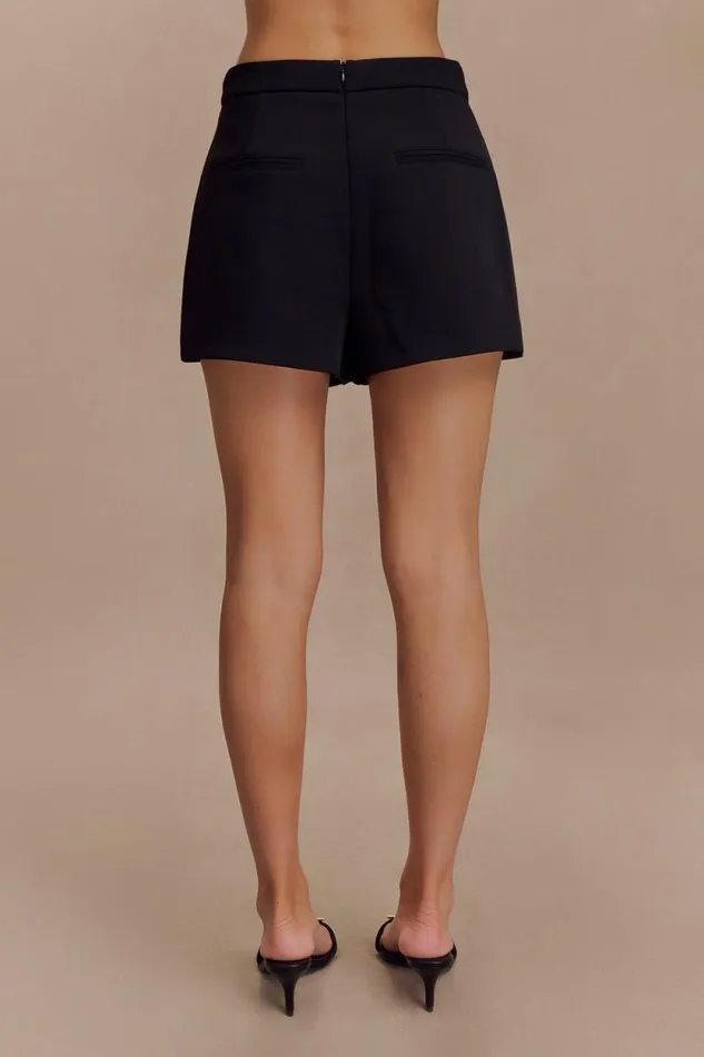 Women Meshki Bottoms Celene Buckle Skort 8211 Black
