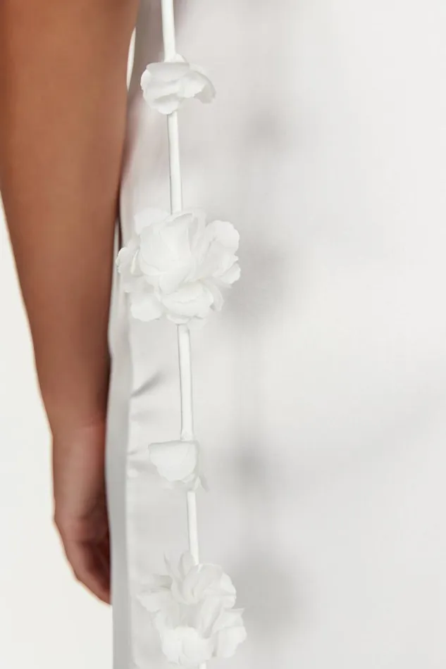Women Meshki Bottoms Elenora Rose Gown 8211 White