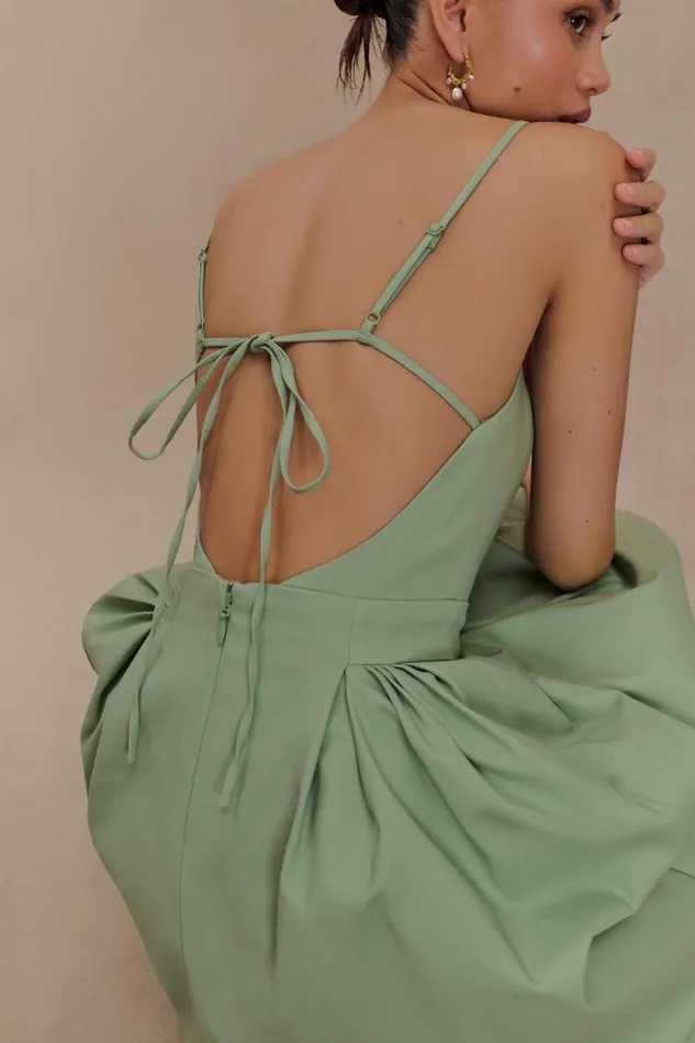 Women Meshki Dresses Rebecca Cotton Midi Dress 8211 Basil