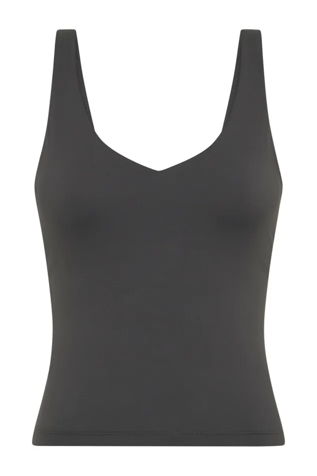 Women Meshki Tops Nadine Yoga Top 8211 Charcoal