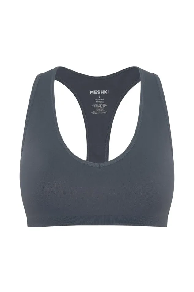 Women Meshki Tops Quinn Halter Longline Top 8211 Charcoal