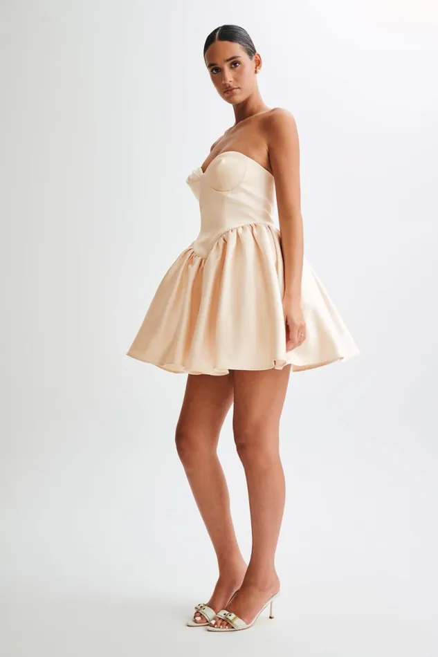 Women Meshki Two Piece Sets Hollie Structured Corset Mini Dress 8211 Gold