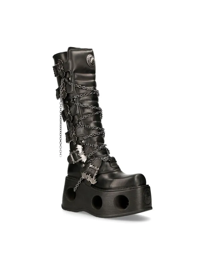 Women Metallic M272C35 New Rock High Heels Women Metallic M272C35 New Rock High Heels