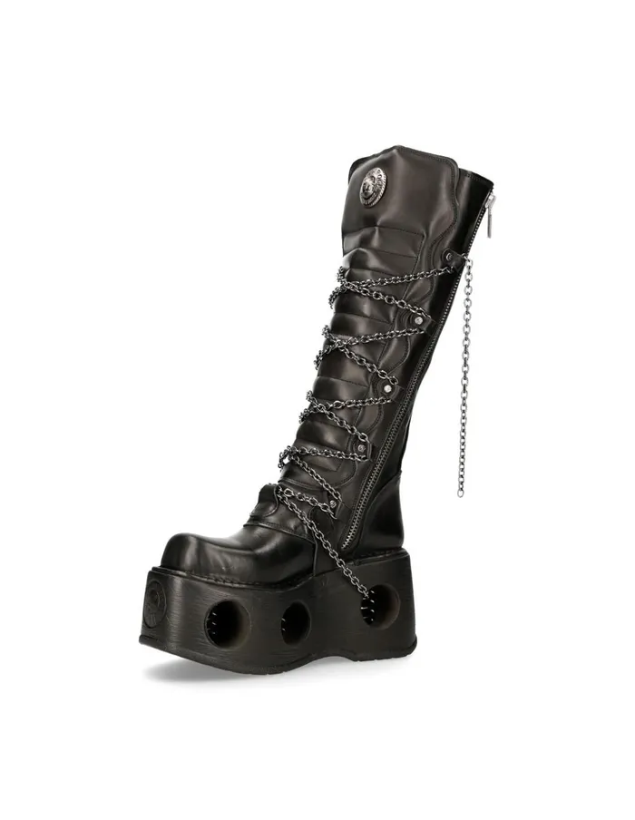 Women Metallic M272C35 New Rock High Heels Women Metallic M272C35 New Rock High Heels