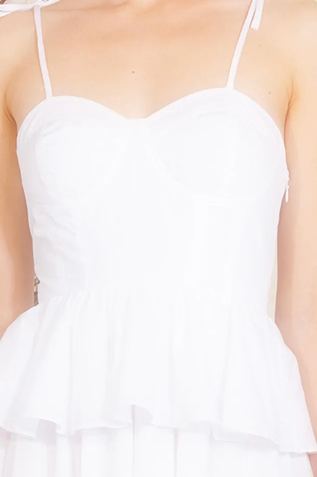 Women MISA Los Angeles Exclusives ROSIE DRESS White