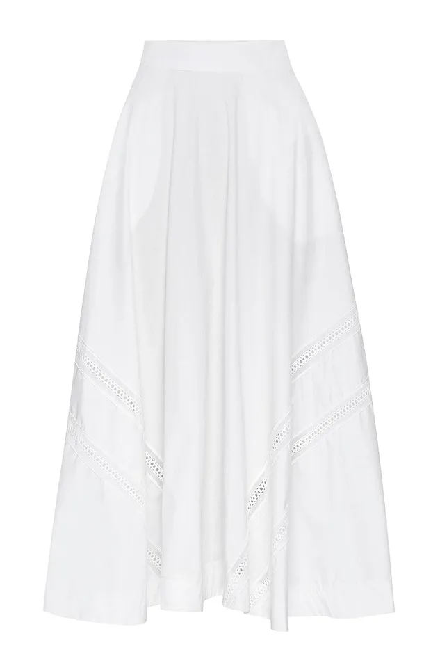 Women MISA Los Angeles Matching Sets BEATRICE SKIRT White