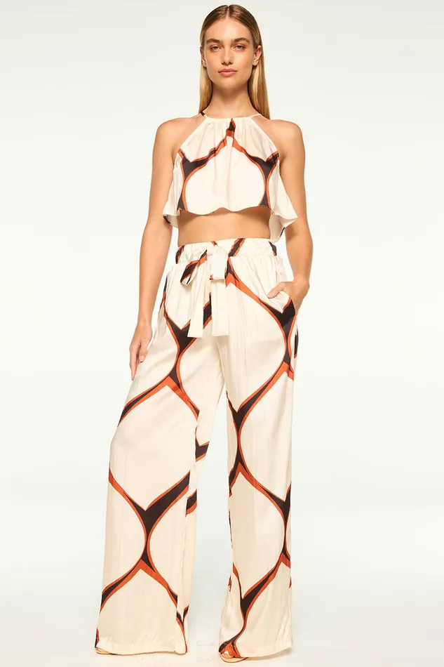 Women MISA Los Angeles Matching Sets SAANA TOP Los Cabos Geo