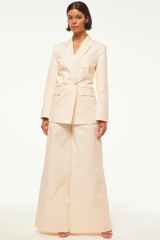 Women MISA Los Angeles Matching Sets VIVA BLAZER Parchment