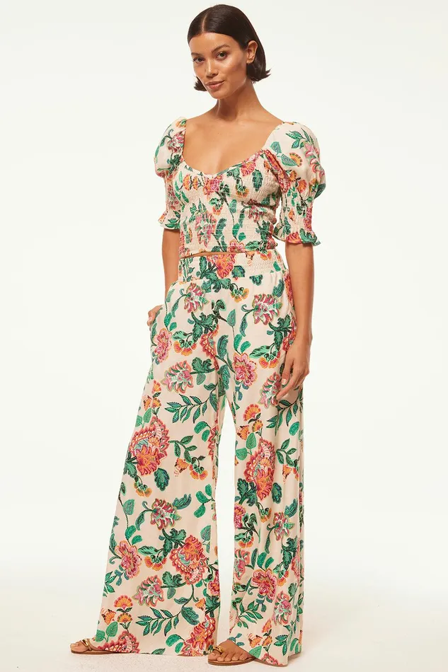 Women MISA Los Angeles Pants ALIA PANT Malika Paisley Floral