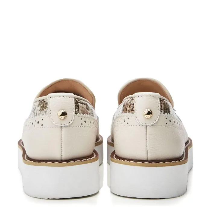 Women Moda In Pelle Casual Shoes Eilani Off White Leather