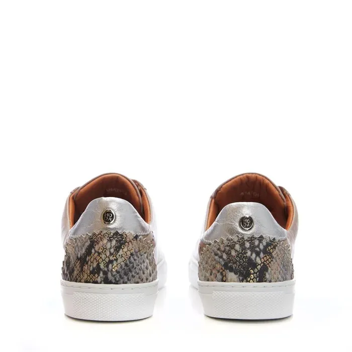 Women Moda In Pelle Casual Trainers Anatoli Stone Leather