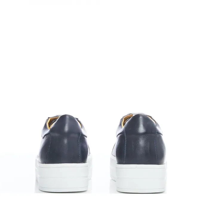 Women Moda In Pelle Chunky Trainers Bsoleful BKendall Navy Leather