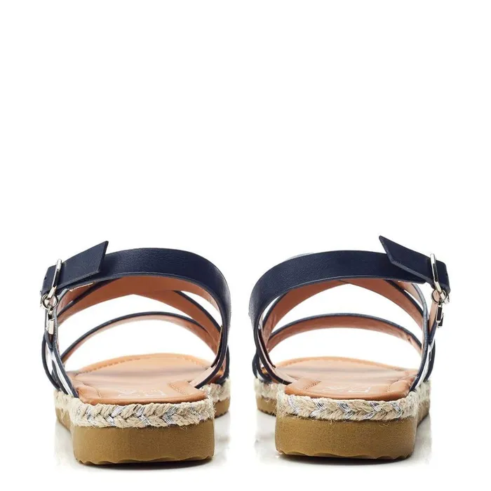 Women Moda In Pelle Flatform Sandals Neyma Navy Porvair Women Moda In Pelle Flatform Sandals Neyma Navy Porvair