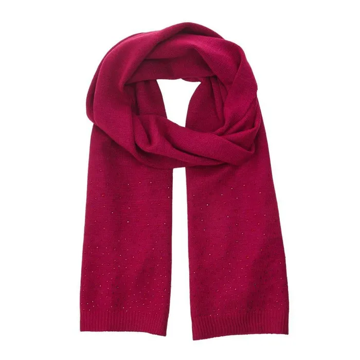 Women Moda In Pelle Scarves Praticioscarf Pink Textile