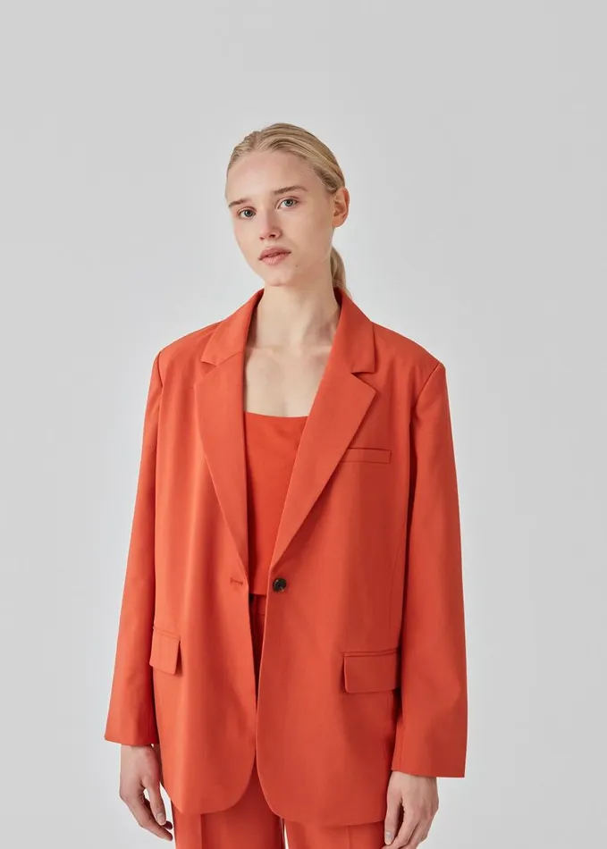 Women Modstrm Blazer AnkerMD Blazer Burnt Rose