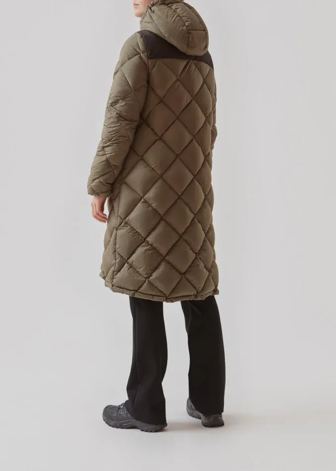 Women Modstrm Coats and Jackets Kyra Coat Dark Army Women Modstrm Coats and Jackets Kyra Coat Dark Army