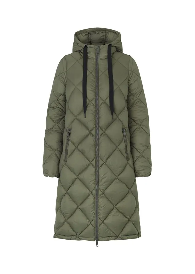 Women Modstrm Coats and Jackets Kyra Coat Dark Army Women Modstrm Coats and Jackets Kyra Coat Dark Army