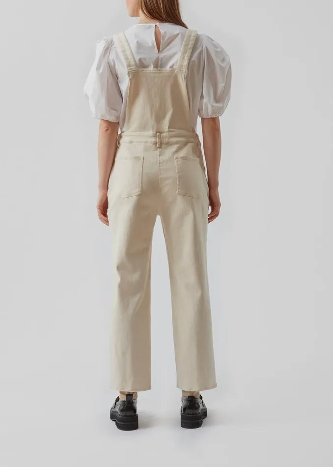 Women Modstrm Pants and Leggings PeteMD Dungarees Cream Milk Women Modstrm Pants and Leggings PeteMD Dungarees Cream Milk