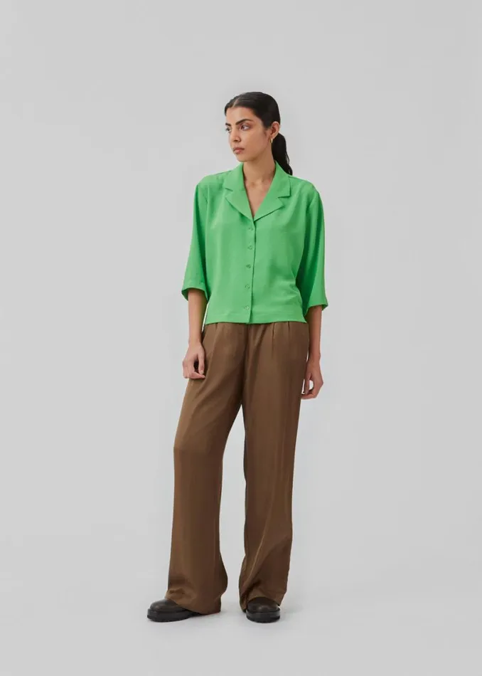 Women Modstrm Shirts AaliyahMD Shirt Classic Green Women Modstrm Shirts AaliyahMD Shirt Classic Green