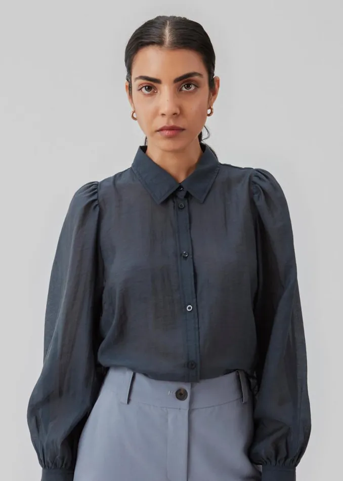 Women Modstrm Shirts OskarMD Shirt Midnight Blue