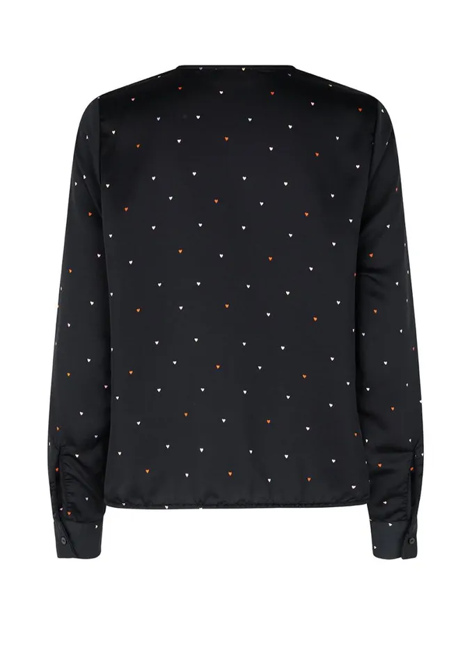 Women Modstrm Tops BixMD Print Top Rainbow Hearts Women Modstrm Tops BixMD Print Top Rainbow Hearts