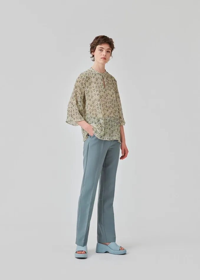 Women Modstrm Tops DenaliMD Print Top Bobble Bloom Jade
