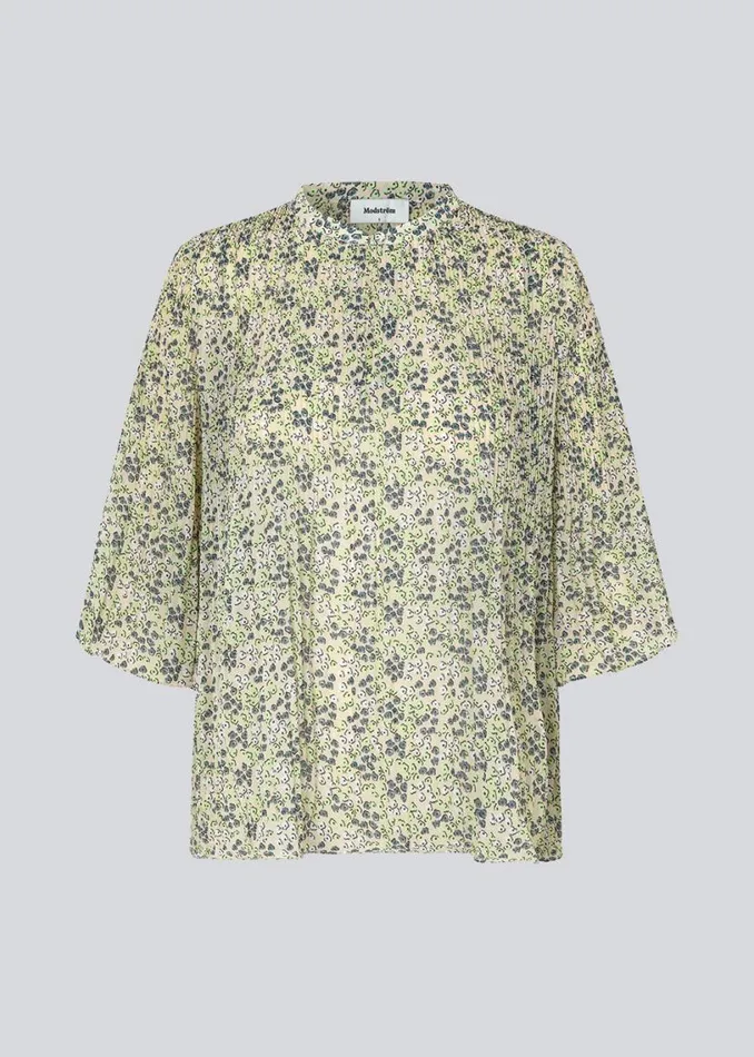 Women Modstrm Tops DenaliMD Print Top Bobble Bloom Jade Women Modstrm Tops DenaliMD Print Top Bobble Bloom Jade