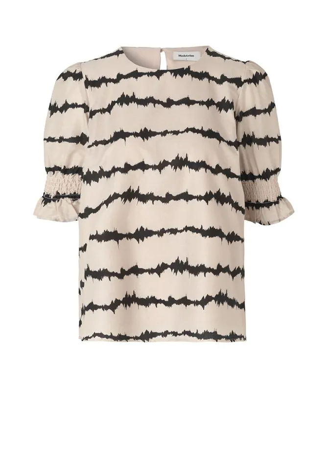 Women Modstrm Tops PoemMD Print Top Tie Dye Lines Women Modstrm Tops PoemMD Print Top Tie Dye Lines