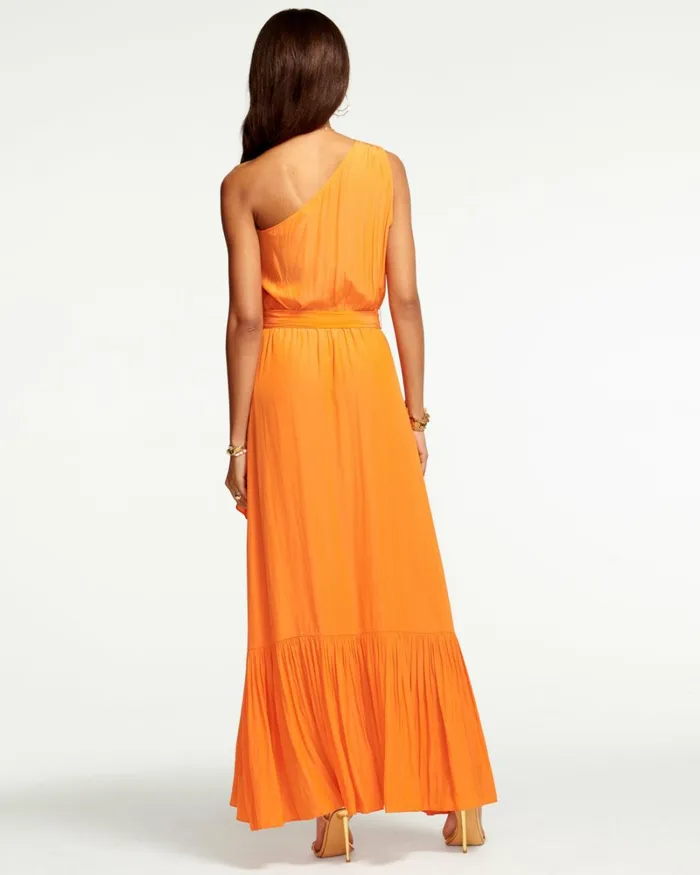 Women Nicola OneShoulder Maxi Dress Black Ramy Brook Dresses Women Nicola OneShoulder Maxi Dress Black Ramy Brook Dresses