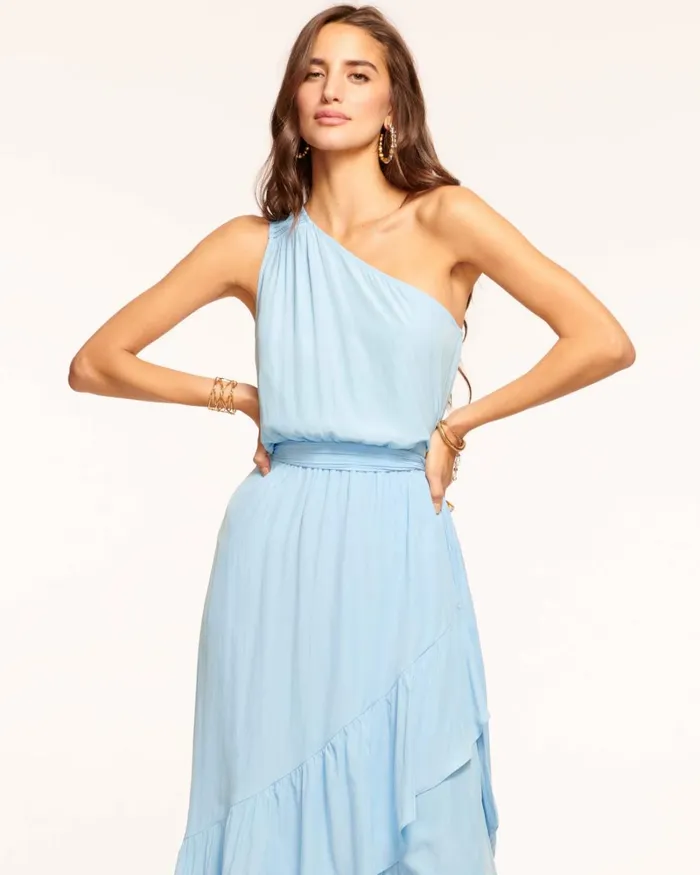 Women Nicola OneShoulder Maxi Dress Black Ramy Brook Dresses Women Nicola OneShoulder Maxi Dress Black Ramy Brook Dresses
