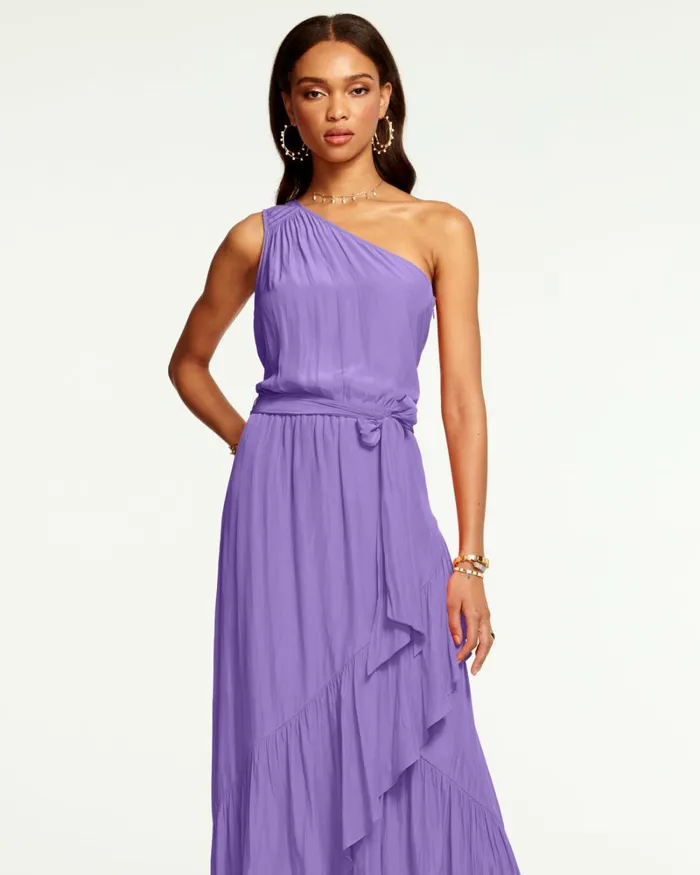 Women Nicola OneShoulder Maxi Dress Black Ramy Brook Dresses Women Nicola OneShoulder Maxi Dress Black Ramy Brook Dresses