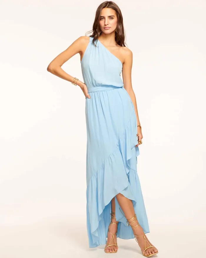 Women Nicola OneShoulder Maxi Dress Black Ramy Brook Dresses Women Nicola OneShoulder Maxi Dress Black Ramy Brook Dresses