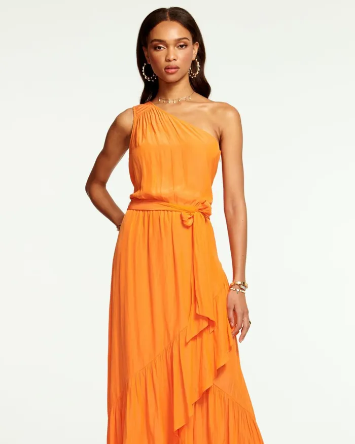 Women Nicola OneShoulder Maxi Dress Black Ramy Brook Dresses Women Nicola OneShoulder Maxi Dress Black Ramy Brook Dresses