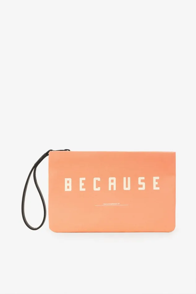 Women Orange Lupita Handbag With Message Ecoalf Handbags