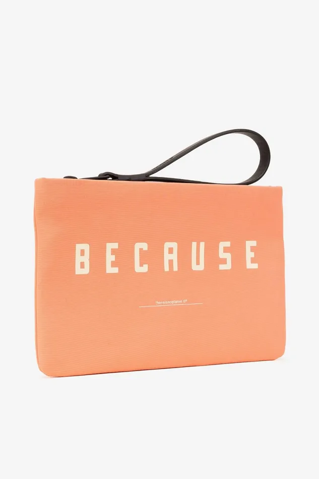 Women Orange Lupita Handbag With Message Ecoalf Handbags