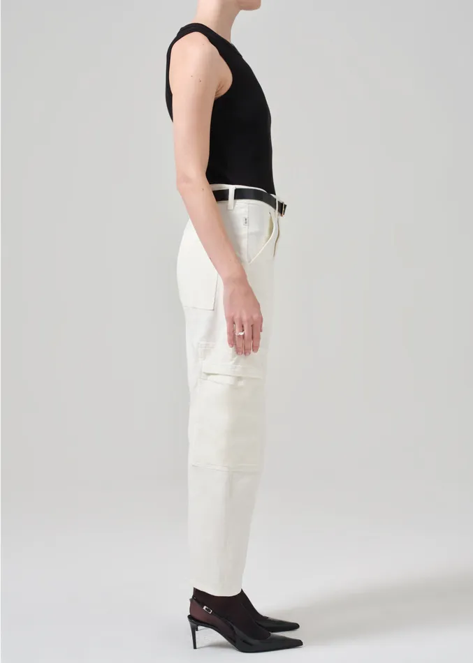 Women Pants Citizens Of Humanity Marcelle Low Slung Easy Cargo Corduroy In Pashmina