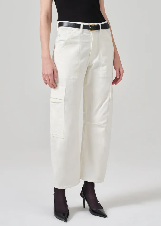 Women Pants Citizens Of Humanity Marcelle Low Slung Easy Cargo Corduroy In Pashmina