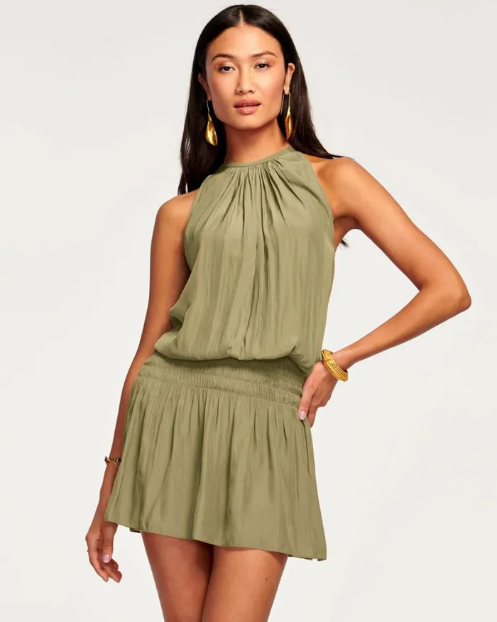 Women Paris Sleeveless Mini Dress Spruce Ramy Brook Dresses Women Paris Sleeveless Mini Dress Spruce Ramy Brook Dresses