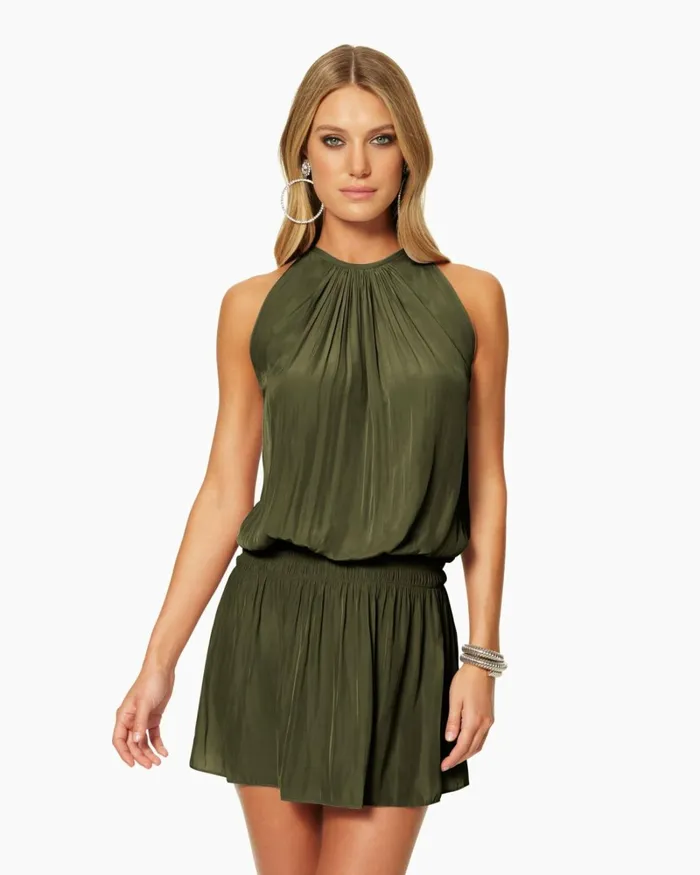 Women Paris Sleeveless Mini Dress Spruce Ramy Brook Dresses Women Paris Sleeveless Mini Dress Spruce Ramy Brook Dresses