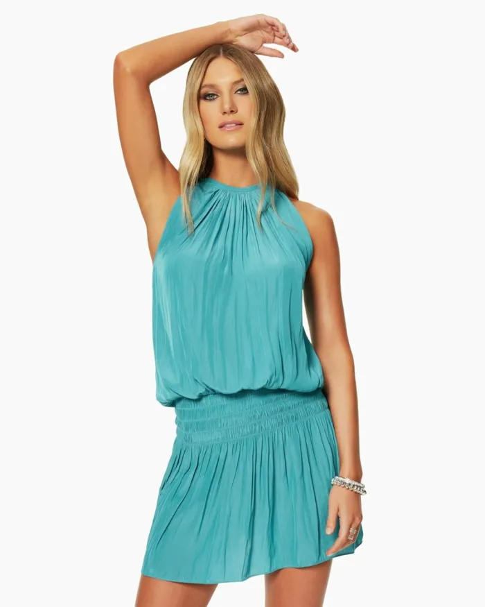 Women Paris Sleeveless Mini Dress Spruce Ramy Brook Dresses Women Paris Sleeveless Mini Dress Spruce Ramy Brook Dresses