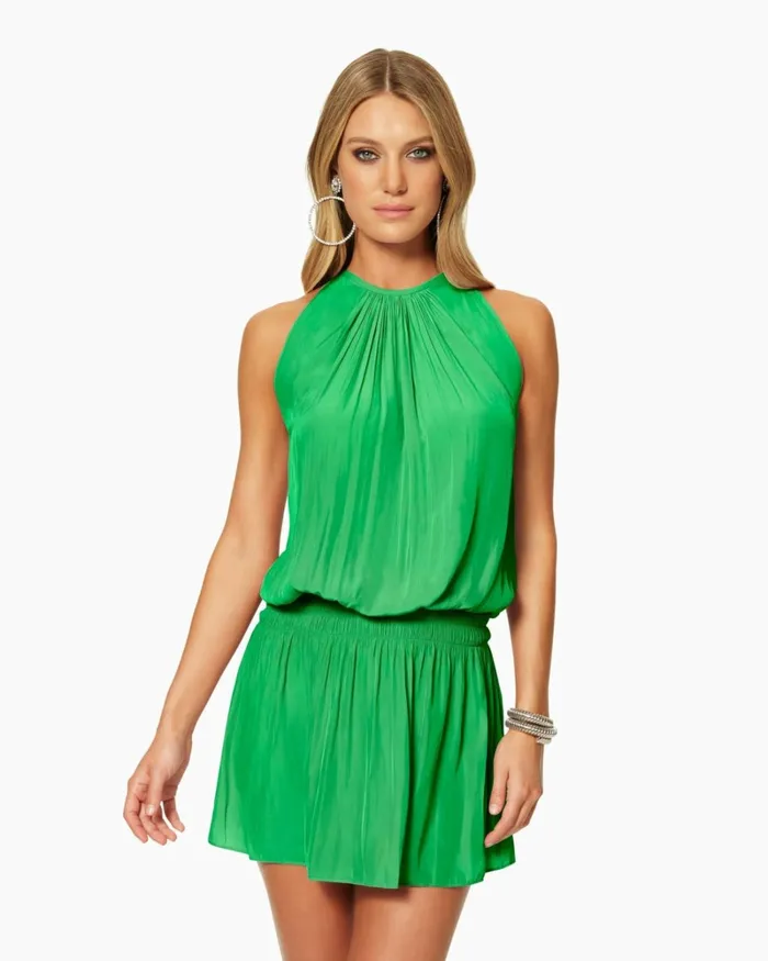 Women Paris Sleeveless Mini Dress Spruce Ramy Brook Dresses Women Paris Sleeveless Mini Dress Spruce Ramy Brook Dresses