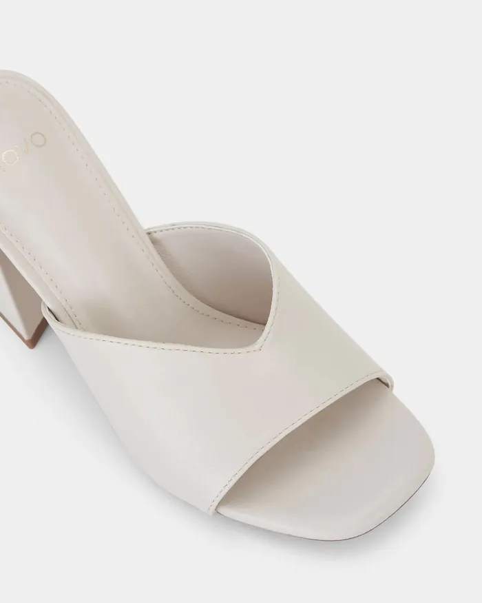 Women Peep Toes NOVO Shoes LYLLA CREAM Open Toe Heels