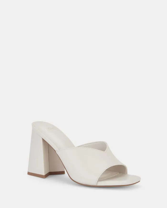 Women Peep Toes NOVO Shoes LYLLA CREAM Open Toe Heels