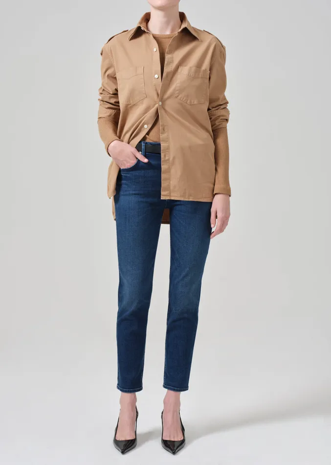 Women Petite Citizens Of Humanity Isola Slim Crop In Regency