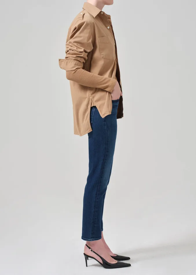 Women Petite Citizens Of Humanity Isola Slim Crop In Regency