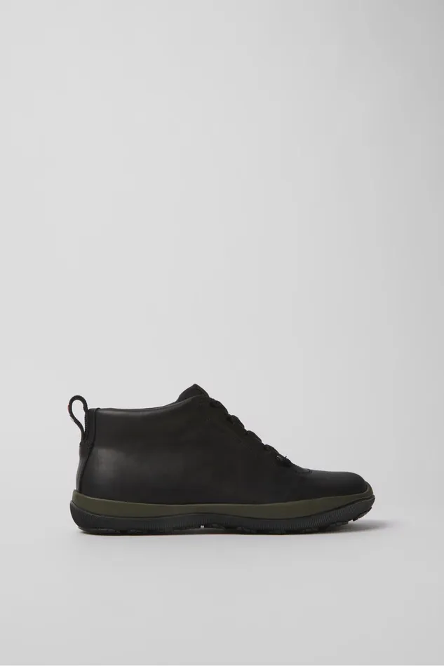 Women Peu Pista GORETEX Black Leather Sneakers Camper Ankle Boots Women Peu Pista GORETEX Black Leather Sneakers Camper Ankle Boots