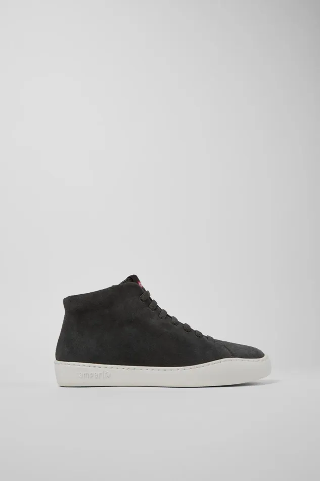 Women Peu Touring Gray Nubuck Ankle Boots Camper Ankle Boots