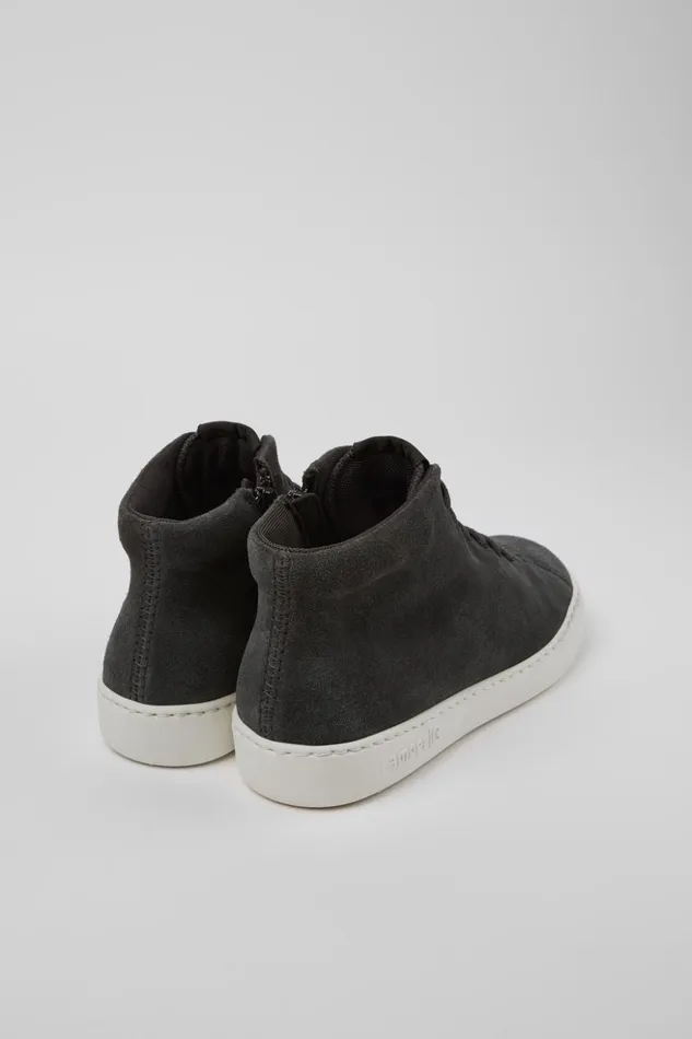 Women Peu Touring Gray Nubuck Ankle Boots Camper Ankle Boots