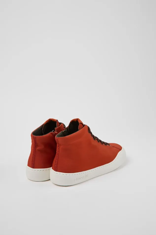 Women Peu Touring Red Recycled PET Sneakers Camper Ankle Boots Women Peu Touring Red Recycled PET Sneakers Camper Ankle Boots